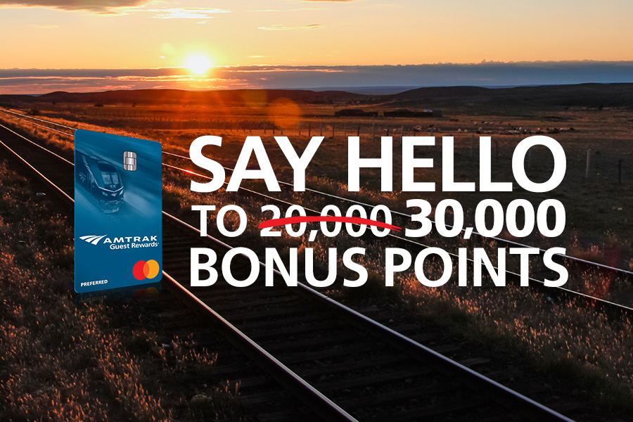 Say hello 30,000 bonus points