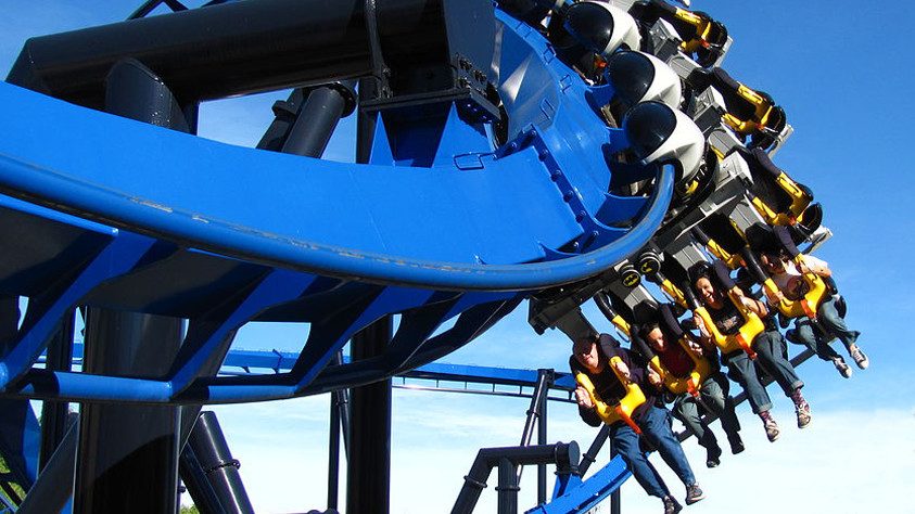 Roller coaster, Six Flags Magic Mountain