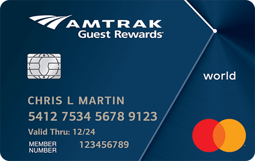 Card Image: Amtrak Guest Rewards World Mastercard