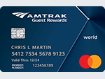 Oferta de Amtrak Guest Rewards World Mastercard