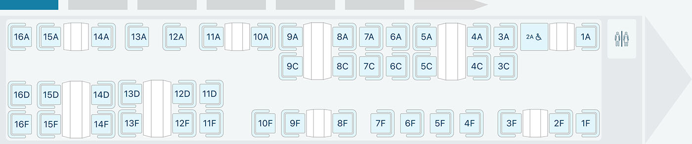 Acela First Class Seat Diagram