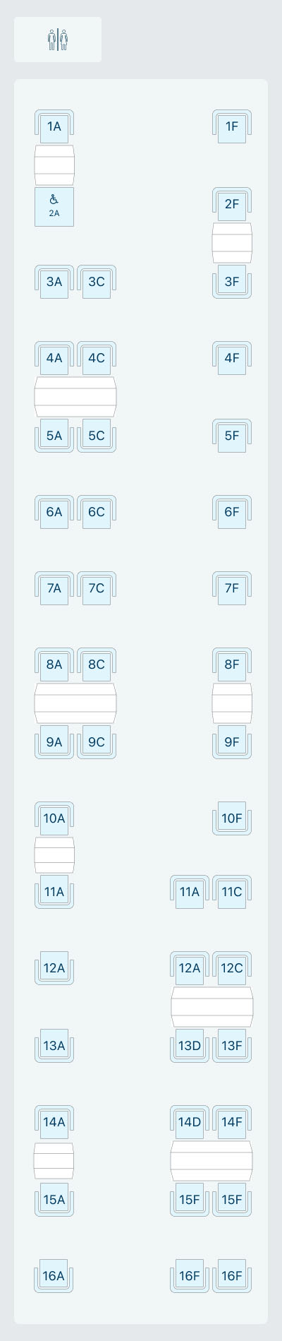 Acela First Class Seat Diagram