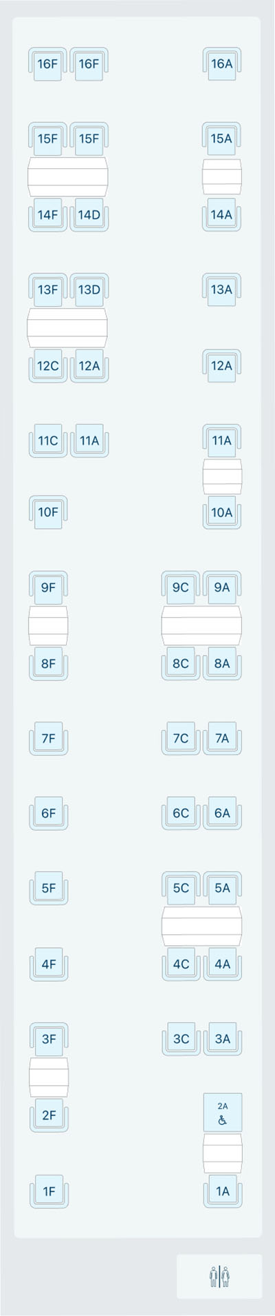 Acela First Class Seat Diagram