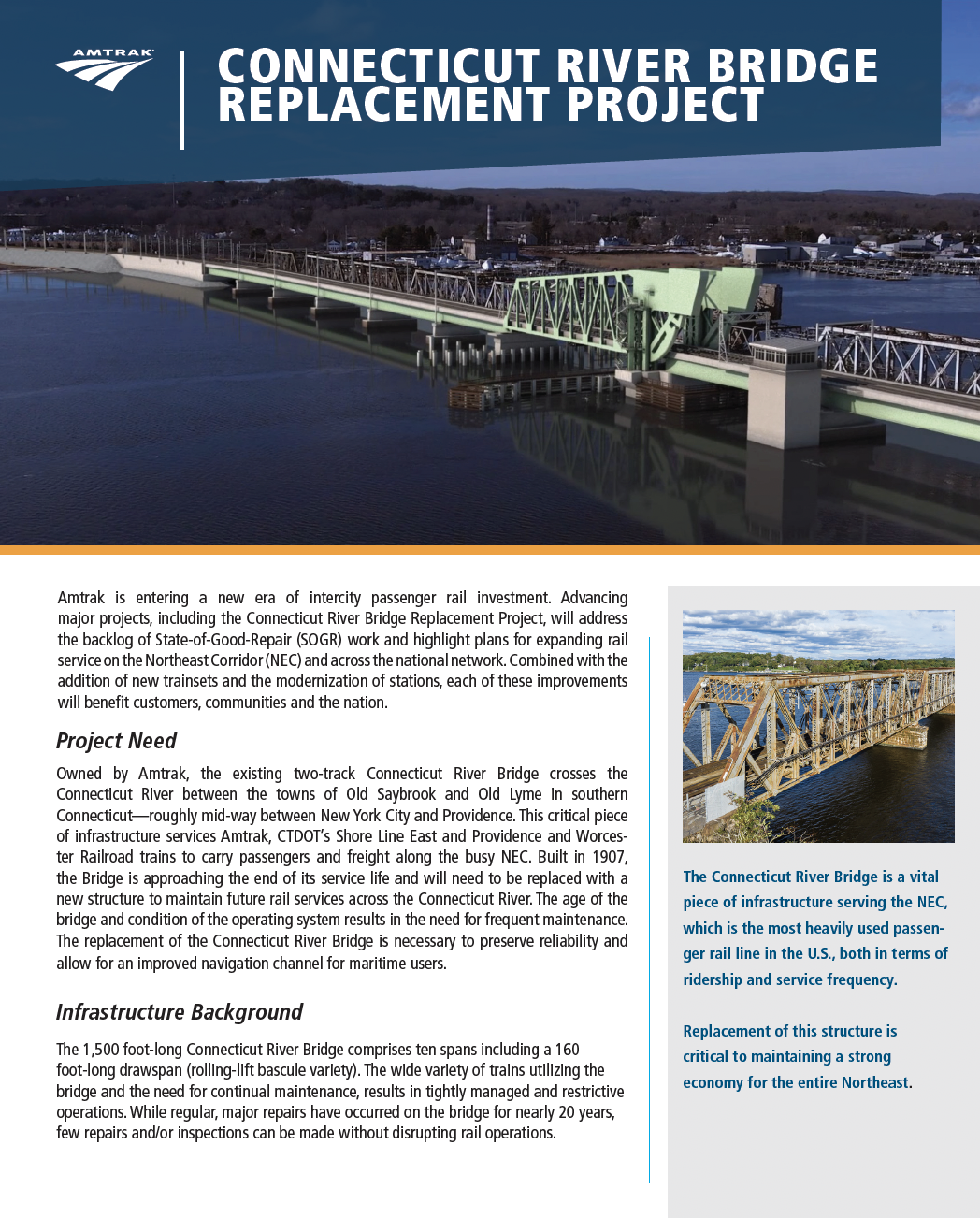 Connecticut River Bridge Replacement Project Brochure