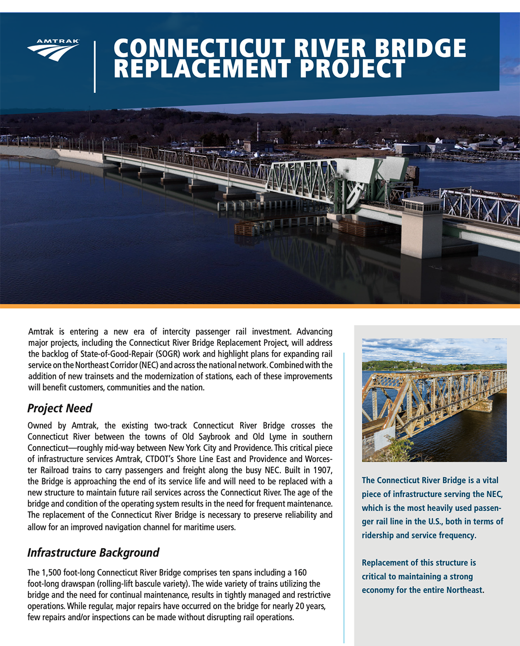 Brochure sur le projet de remplacement du pont du fleuve Connecticut