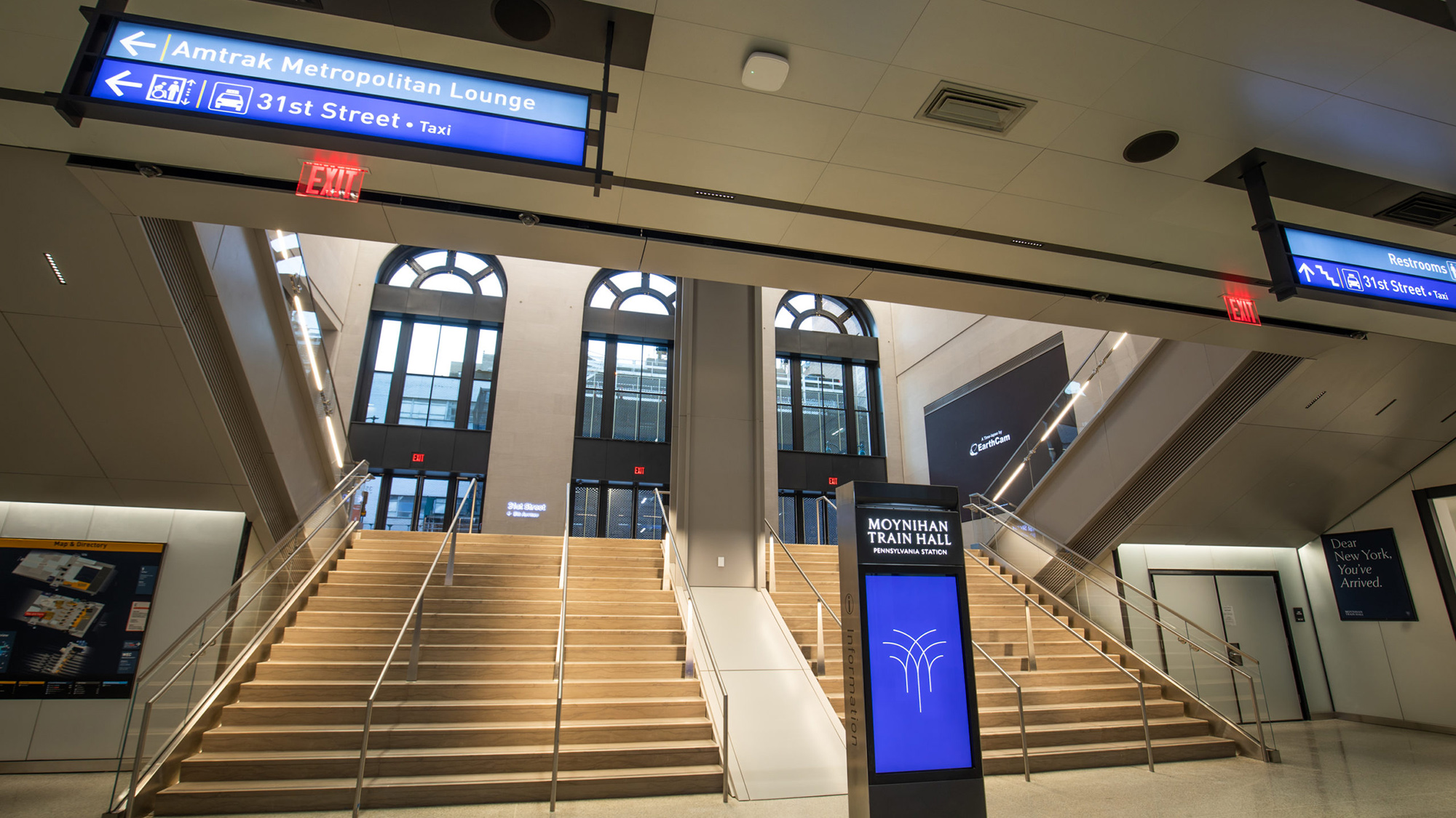 New York Penn Station车站Moynihan车站大厅