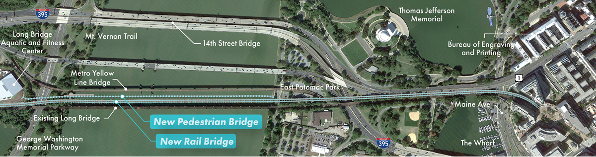 Long Bridge project area map