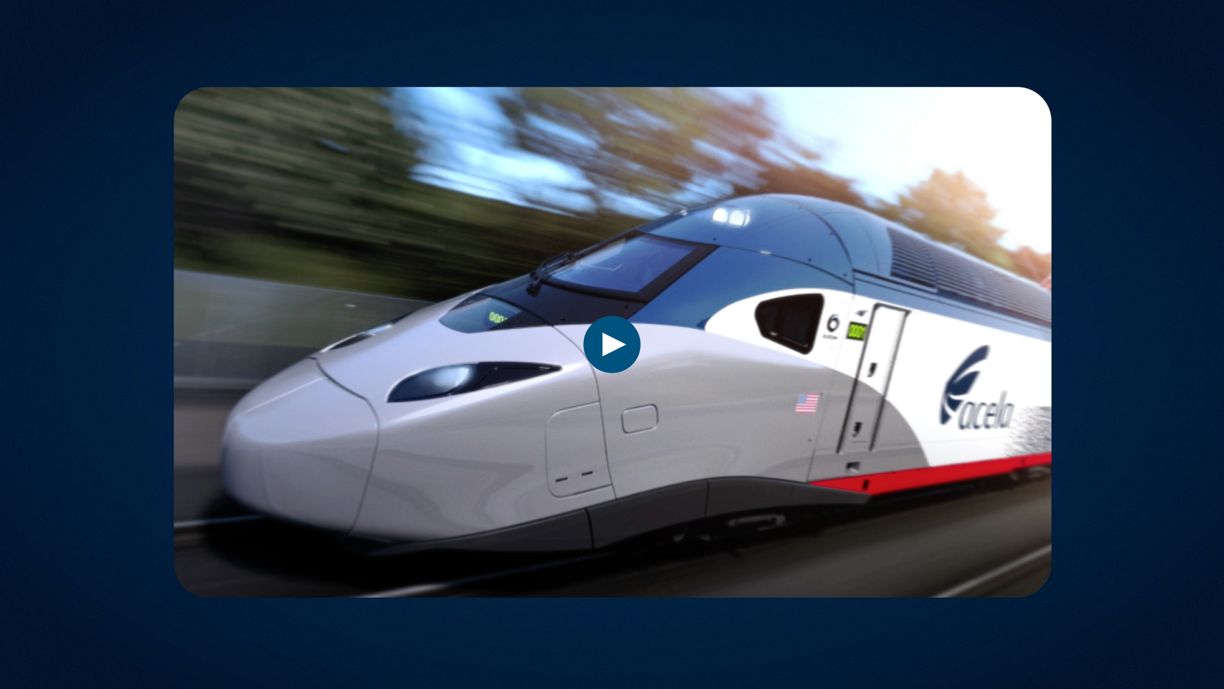Amtrak Acela At Speed