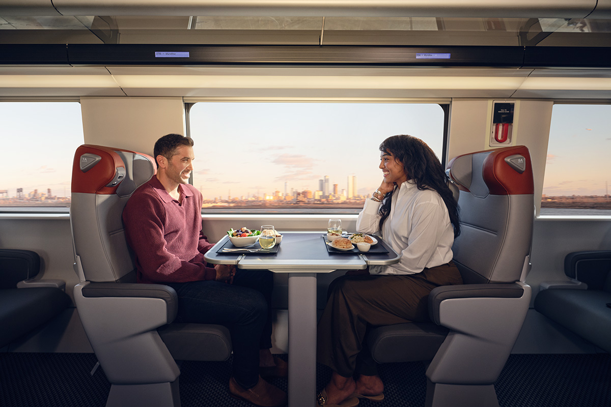 NextGen Acela First Class Table Seating with Meals