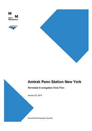 Penn Station New York - Plan de travail de l'étude de réhabilitation.