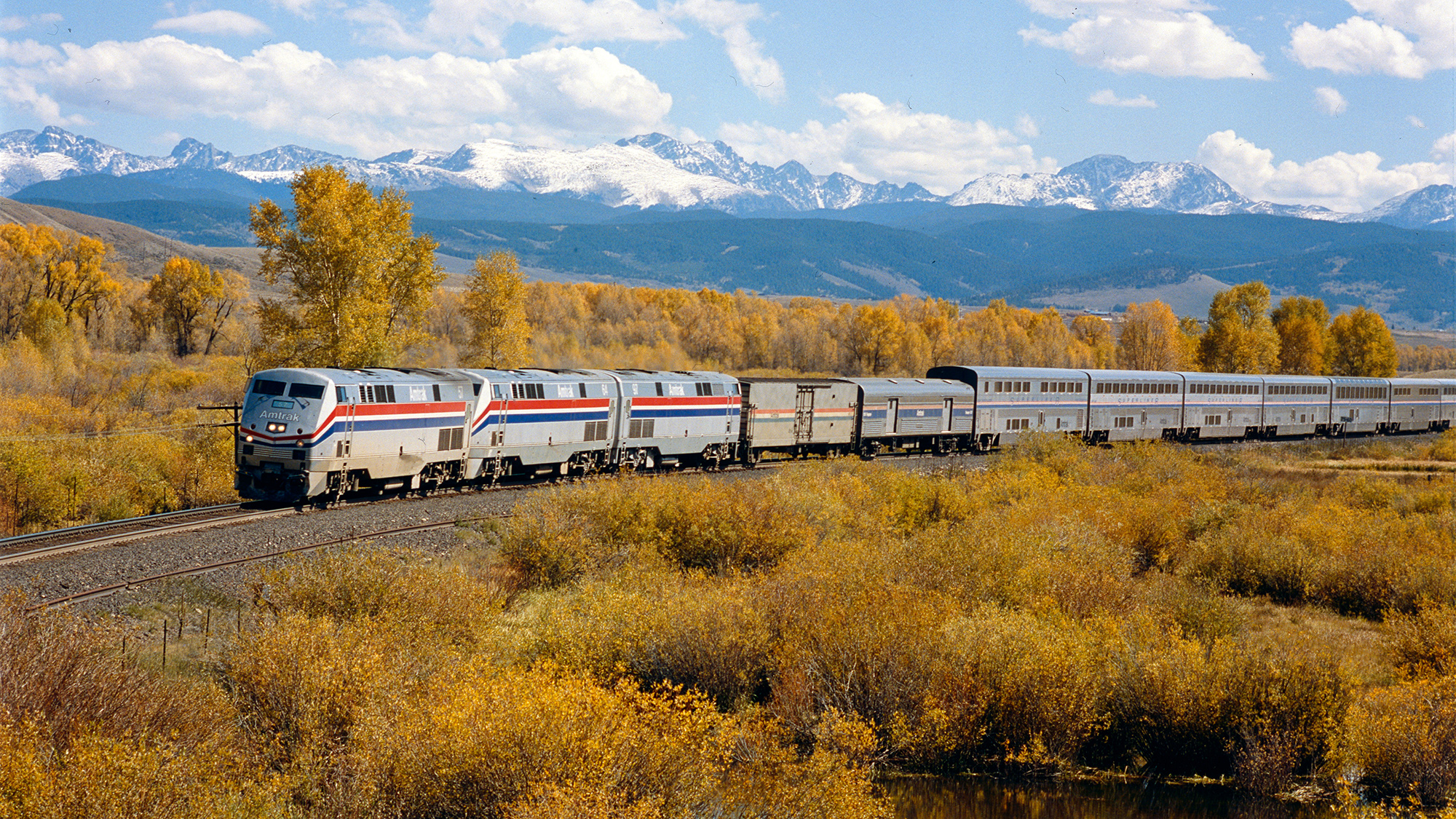 Pintoresco Tren California Zephyr de la década de 1990