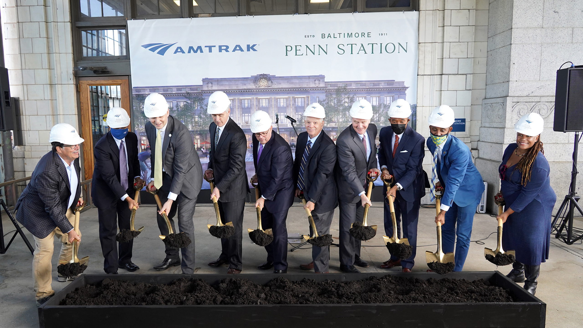 Baltimore Penn Station groundbreaking