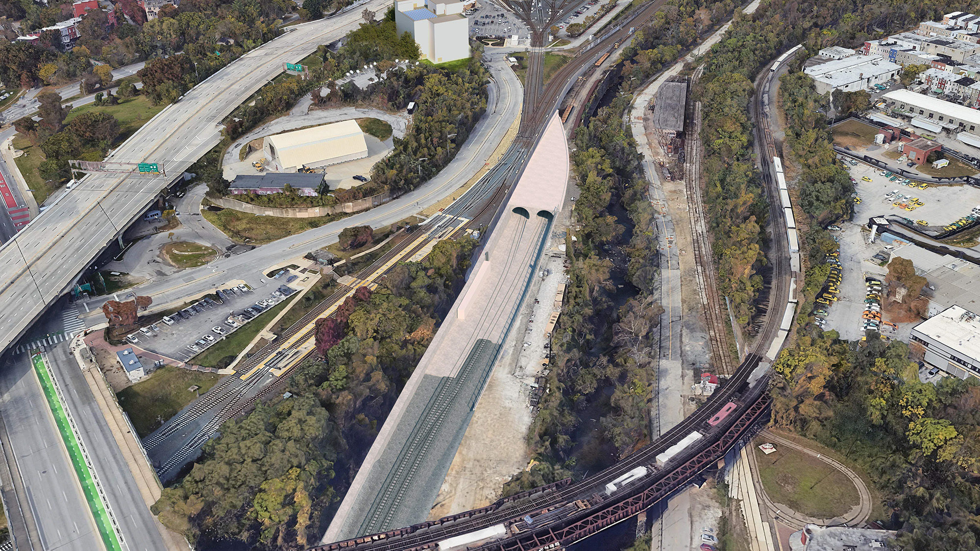 North Portal Aerial View